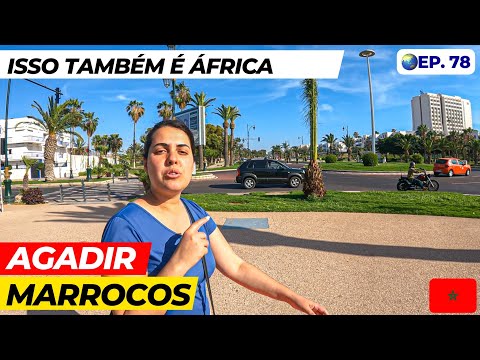 ENTRE o LUXO e a POBREZA: assim é a vida NA PARTE NÃO TURÍSTICA DO MARROCOS - AGADIR #ep78