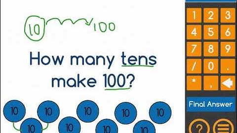 [2.NBT.1a-1.0] The number 100 - Common Core Standard