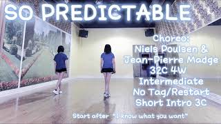 SO PREDICTABLE Line Dance | Niels Poulsen & JP Madge