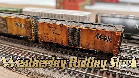 Rolling Stock Weathering Part 1