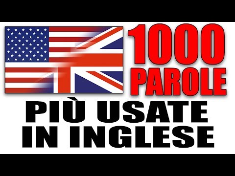 1000 parole più usate in inglese