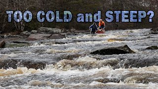 Cold Overnight Camp on a Shallow River | Whitewater, Fishing and Geology