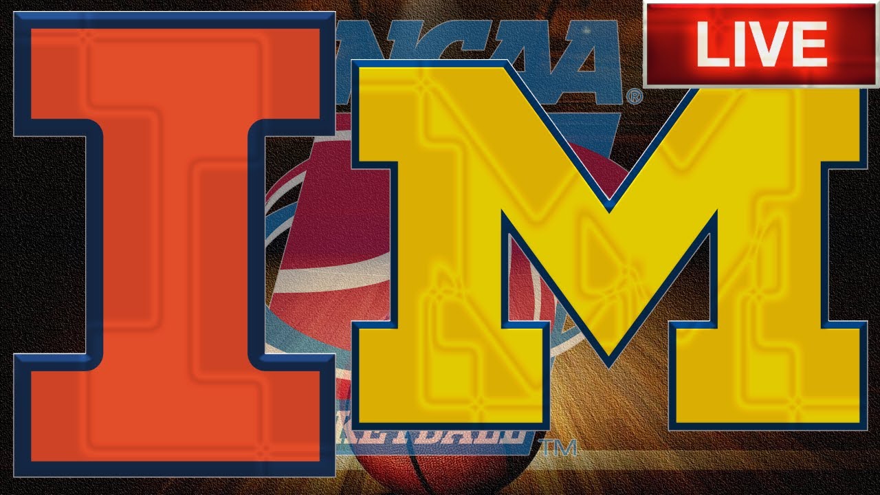 Illinois Fighting Illini vs Michigan Wolverines LIVE Stream | NCAA Basketball Gamecast & Chat