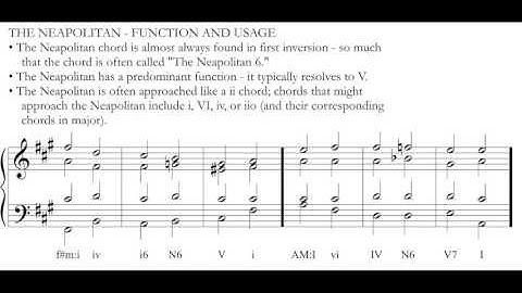 Music Theory: The Neapolitan Chord