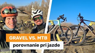 Gravel vs. MTB - porovnanie pri jazde v ľahkom teréne