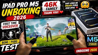 iPad Pro M5🔥 UNBOXING AND BGMI /PUBG TEST //SMOOTH + 120 FPS 🤯 // BGMI /PUBG🔥