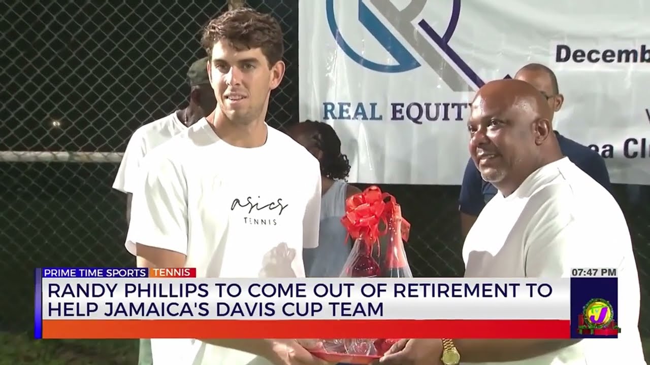 Randy Phillips to Come Out of Retirement to Help Jamaica's Davis Cup Team | TVJ Sports