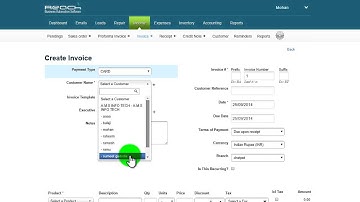 How to create Invoice using Reach Accounting software