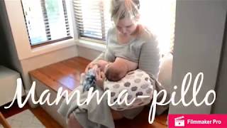 Mamma pillo wearable over-arm feeding pillows