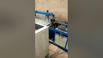 high speed full automatic chain link fence machine,single wire feeding chain link fence machine