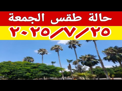 ارتفاعات غير مسبوقة في درجات الحرارة والرطوبة في حالة الطقس غدا الجمعة ٢٠٢٥ ٧ ٢٥ والارصاد تحذر