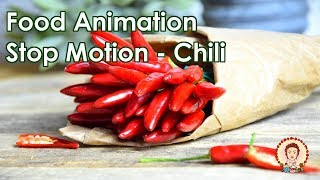 Hot Chili | STOP MOTION | food animation | first try | Küchencottage