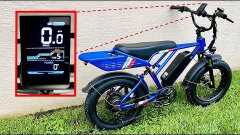 Geavanceerde weergave-instellingen en functies op de Jasion ebike