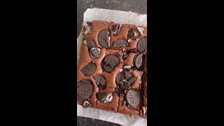 Vegan cookies & cream brownies  | Good Food