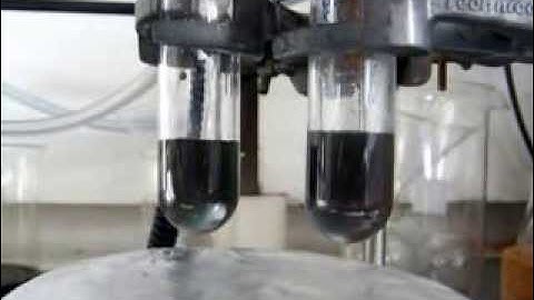 Disproportionation of Cu(I) in DMSO - After five minutes