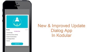 New and improved update dialog app in kodular part 1