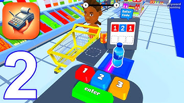 Hypermarket 3D - Gameplay Part 2 Idle Supermarket Store Manager New Update Level 1-25 (iOS, Android)
