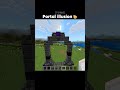 Minecraft Portal illusion  #minecraft