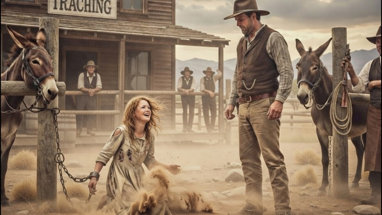 „Nekupuj toho koně…“ zašeptala tiše. „Vyber si radši mě, rančere… Chci jen svobodu.“