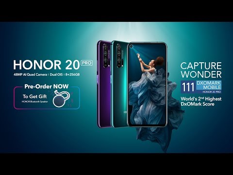 HONOR 20 Pro | Pre-Book Now & Get HONOR Bluetooth Speaker