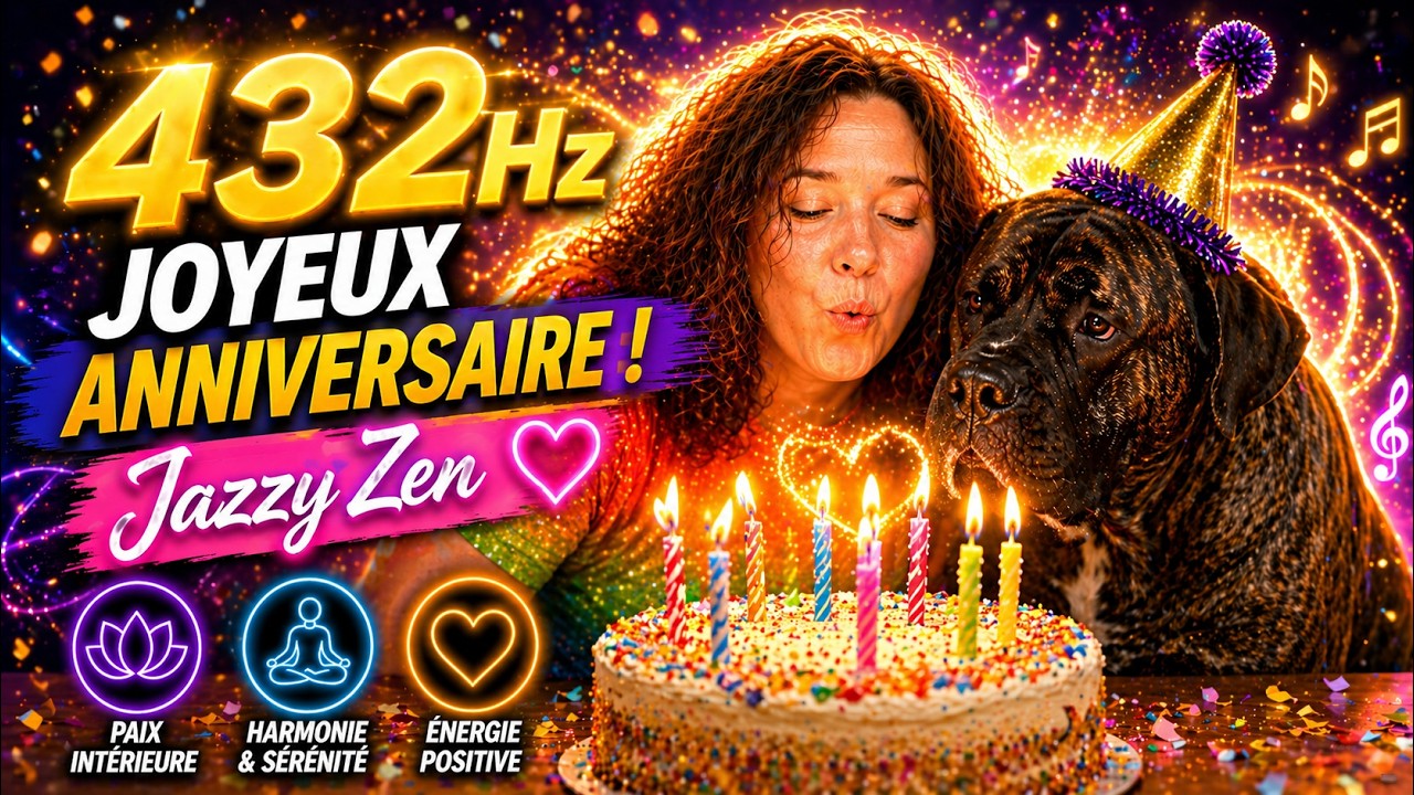 A Light Treatment for You🎂: Happy Birthday 432 HERTZ Jazzy Zen