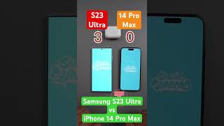 iPhone 14 Pro Max vs Samsung S23 Ultra speedtest shorts