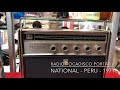 RADIO TOCADISCO NATIONAL -RESCATANDO RECUERDOS TIENDA DE ANTIGÜEDADES LIMA PERJ