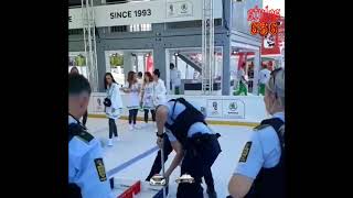 IIHF Worlds 2018 - Police enjoying fan zone hockey game - May 20, 2018 screenshot 5