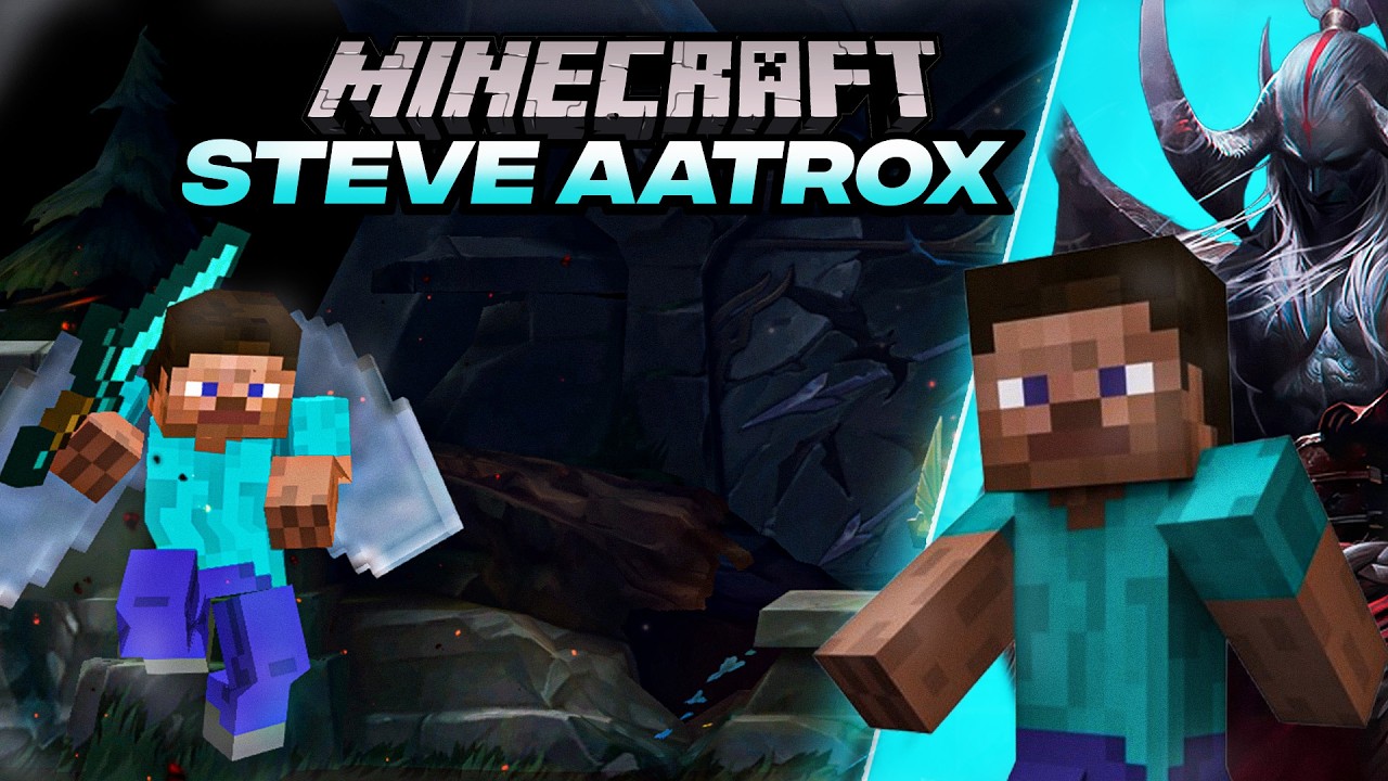 [Aatrox] CUSTOM SKIN [Minecraft] | League of Legends - YouTube
