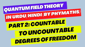 Quantum Field Theory || Part 2