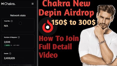Chakra Airdrop New Depin Project|Same Like Grass and Nodepay| FREE TO JOIN | Earn 150$ to 300$|