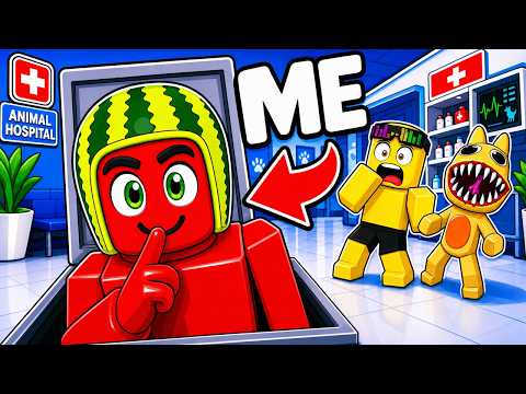 Using GLITCHES to Cheat In Animal Hospital Hide & Seek!