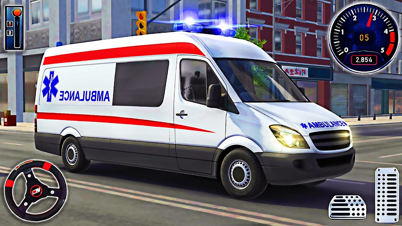 City Ambulance Car Driving Game - Emergency VAN Drive Simulator | Android Gameplay