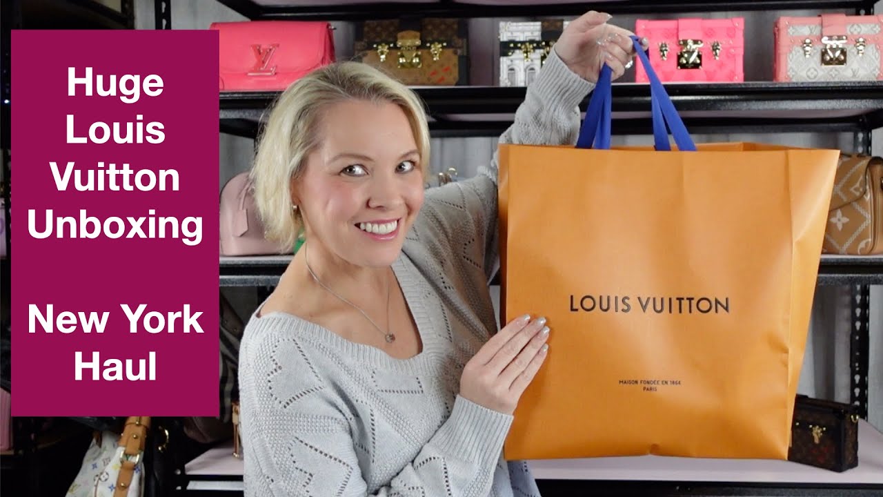 Huge Louis Vuitton Unboxing- New York Haul 