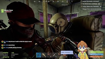 wait what Ash | OTV & Friends Rust | Ash_on_LoL plays Rust