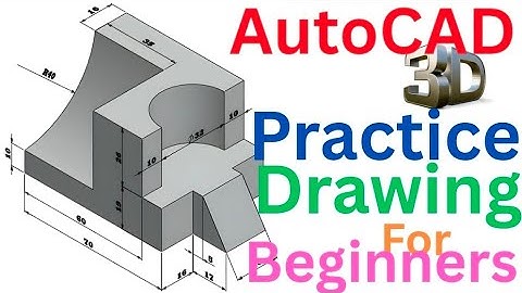 Autocad 3D Drawing IIAutocad 3D Tutorial For Beginners Il 3D Drawing @AutoCADbyNishaMathur 