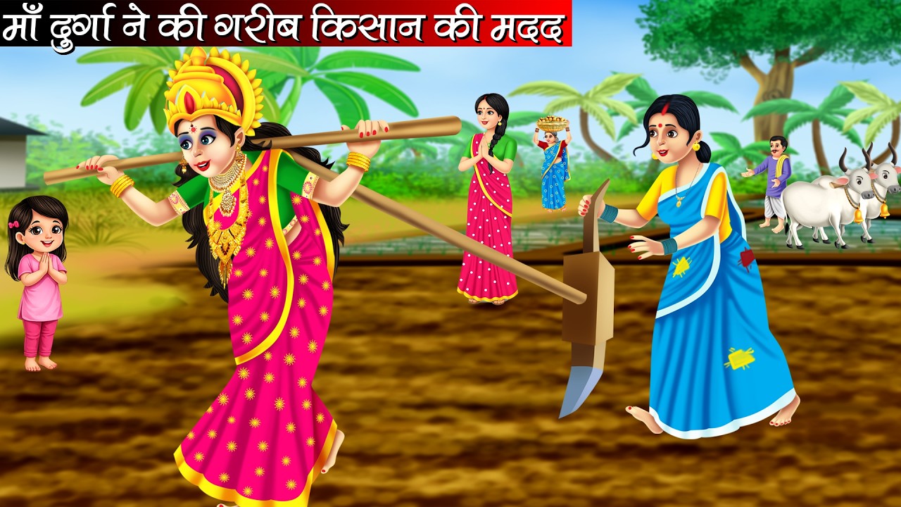 माँ दुर्गा ने की गरीब किसान की मदद | Maa Durga Ne Ki Garib Kisan Ki Madad | Bhakti Kahani | Kahani
