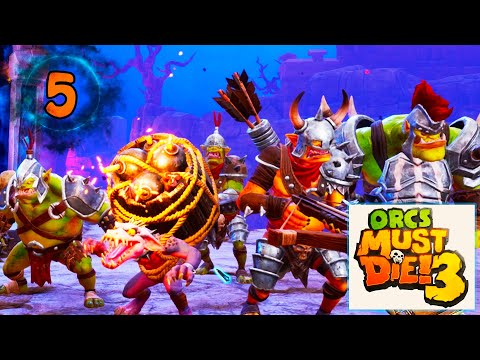 Видео: Прибрежные коридоры и Потайная комната Орков. Orcs Must Die! 3 #5