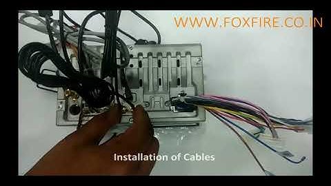 Foxfire FF001 Series - Installation of Cables +919999689930