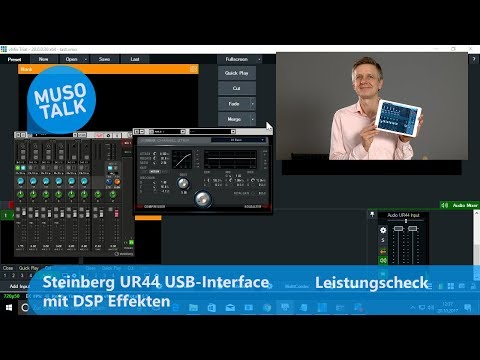 USB Audio Interface Steinberg UR44 mit DSP Effekten für Skype und Co.