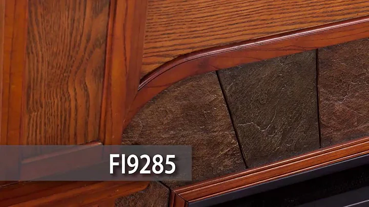 FI9285: Cartwright Corner Faux Stone Infrared Fire...