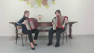 Могилевские Наигрыши, Дуэт Аккордеонистов. Соболева Кристина И Чернобаева Даная. Беларусь