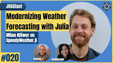 Modernizing Weather Forecasting with Julia – Milan Klöwer on SpeedyWeather.jl | JOSSCast Ep.20