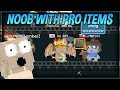 NOOB WITH PRO ITEMS !│Growtopia