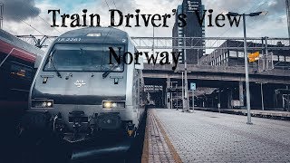 TRAIN DRIVER'S VIEW: From Voss to Oslo and beyond!