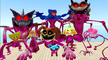 TURNING ALL RUBY POPPY PLAYTIME CHAPTER 3 CHARACTERS INTO STATUES! In Garry