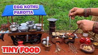 Egg Kothu Parotta | Miniature Parotta Shop | பரடட | Most Famous Street Food Paratha | My Lily Food