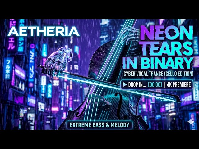 Neon Tears in Binary | Cyber Vocal Trance (Cello Edition)
