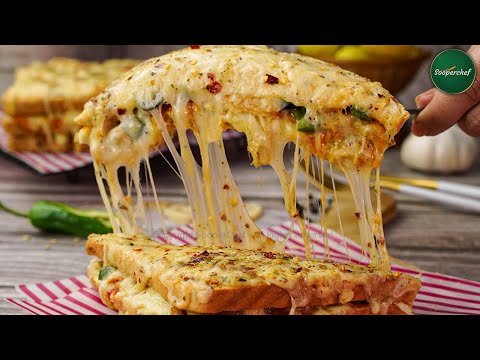 Cheese Burst Sandwich Recipe by Sooperchef | SooperChef