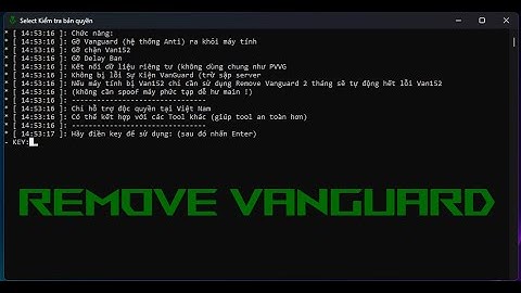 TOOL REMOVE VANGUARD LOL